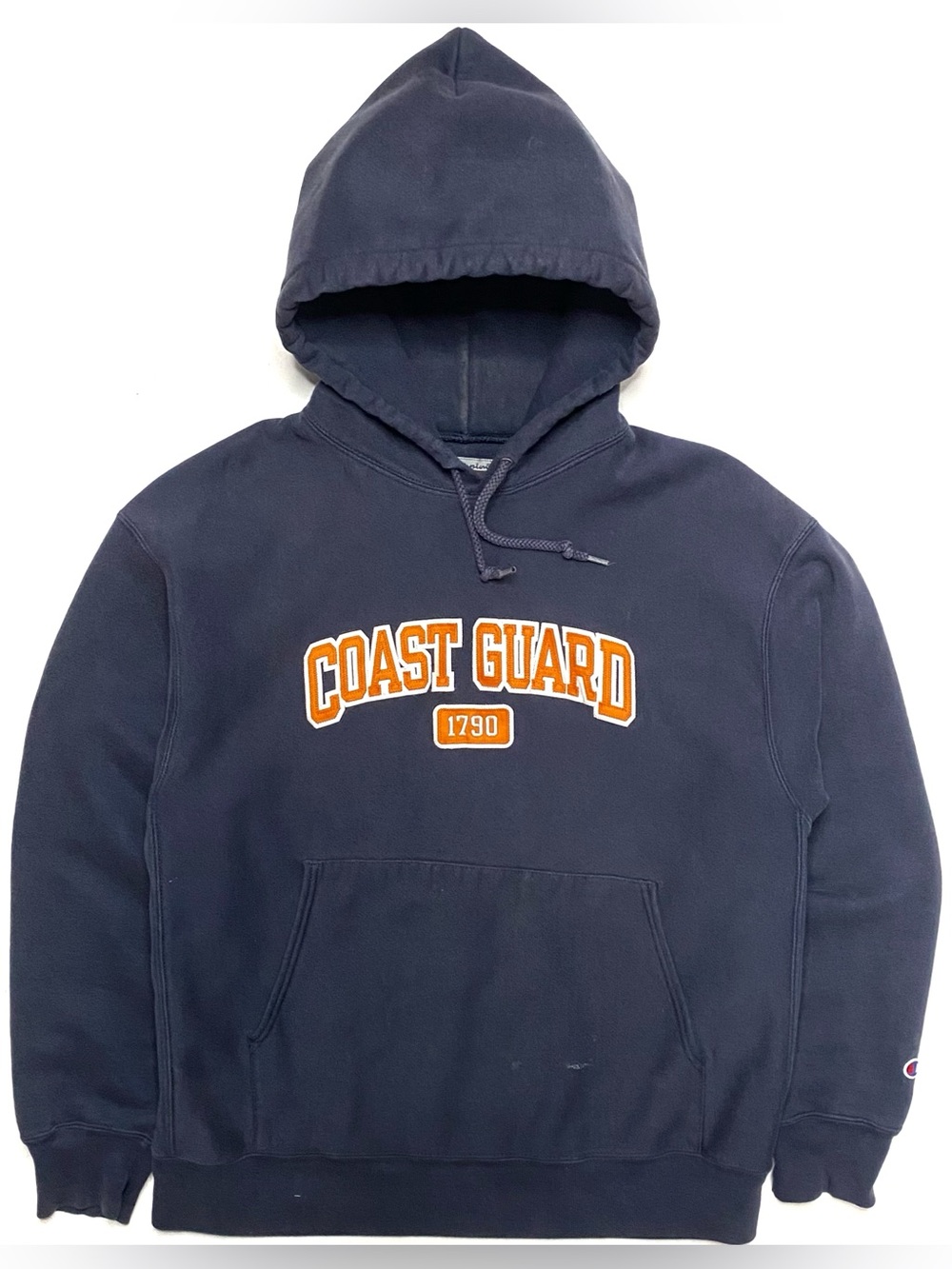 Vintage Champion Reverse Weave USCG United States Coast Guard Hoodie Sweatshirt